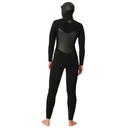 Women's Flashbomb 5/4 Hooded Chest Zip (Black)