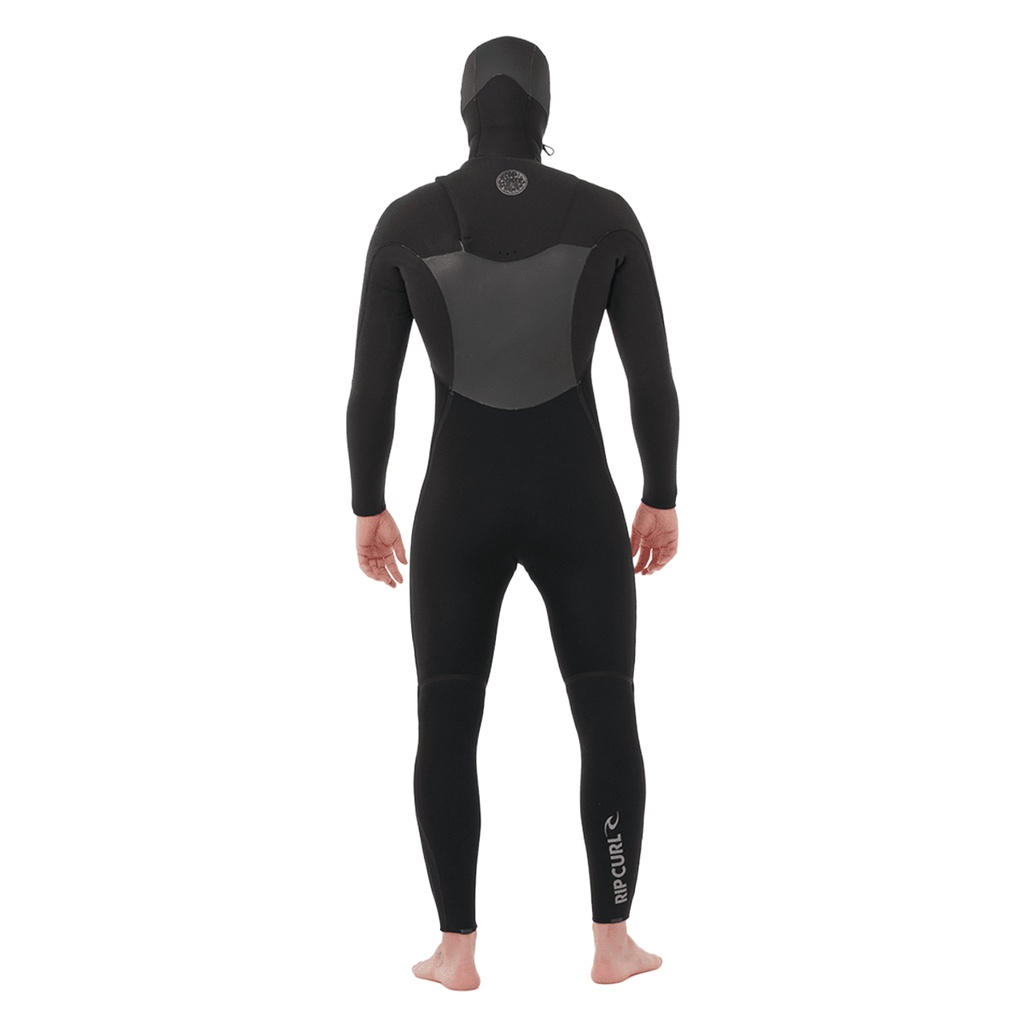 Flashbomb 5/4 Hooded Chest Zip Wetsuit (Black)