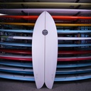 WRV Classic Twin Fish PU/Poly 5'4'' - bottom