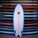 WRV Classic Twin Fish PU/Poly 5'5" - bottom