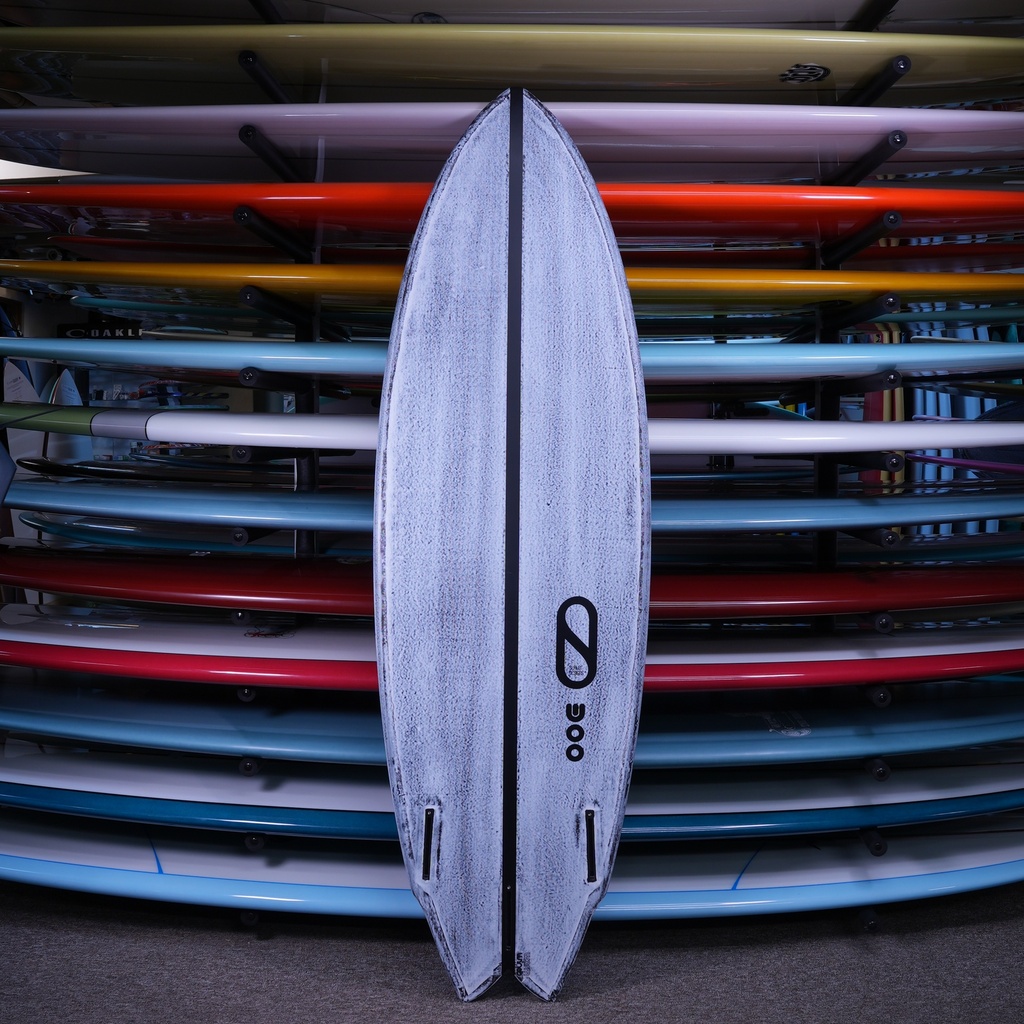 Slater Designs Great White Twin Volcanic 5'7" - bottom