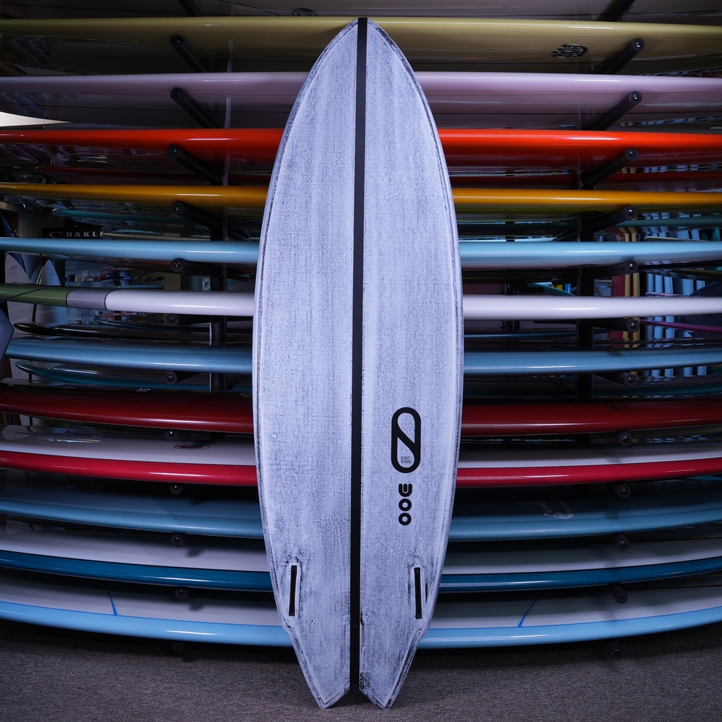 Slater Designs Great White Twin Volcanic 5'11" - bottom