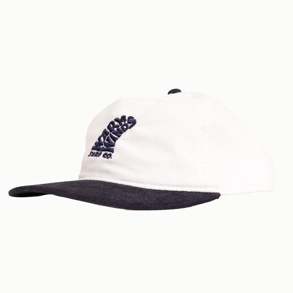 Single Fin Cord 2-Tone Snapback (Navy)