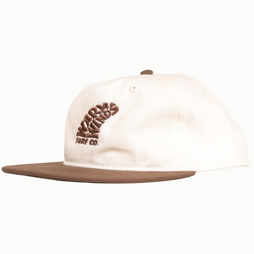 Single Fin 2-Tone Snapback (Walnut)