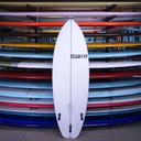 Pyzel White Tiger PU/Poly 5'8" Bottom of Board