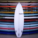 Pyzel Red Tiger PU/Poly 6'2" Bottom of Board