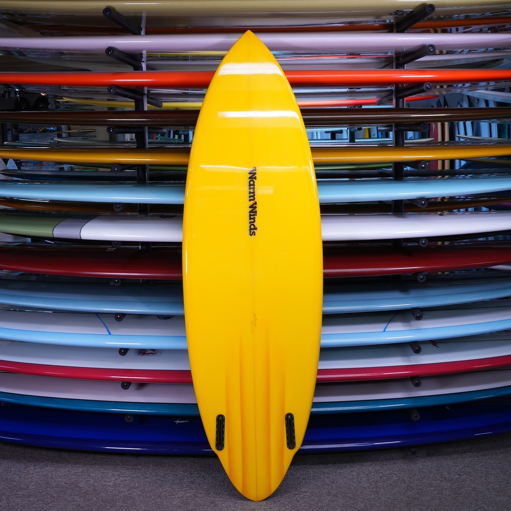 Warm Winds 70's Channel Twin PU/Poly 6'0" Bottom of Board