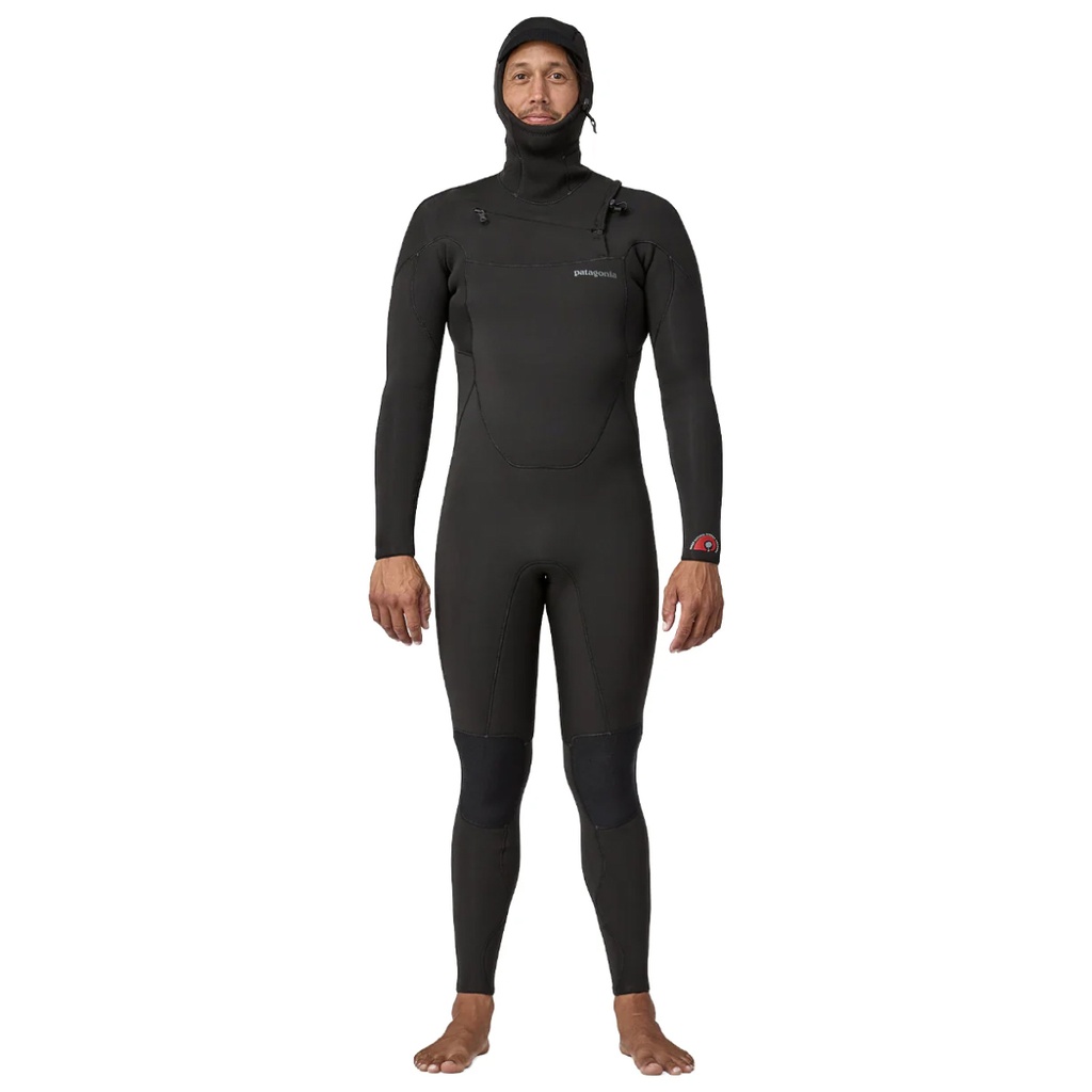Patagonia R4 Yulex Regulator 5/4mm Hooded CZ Wetsuit (Black)