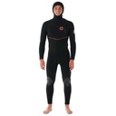 Flashbomb Fusion 5/4mm Hooded Zip Free Wetsuit (Black)
