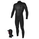 Mutant Legend 4.5/3.5Mm Hooded Chest Zip Wetsuit (Black)