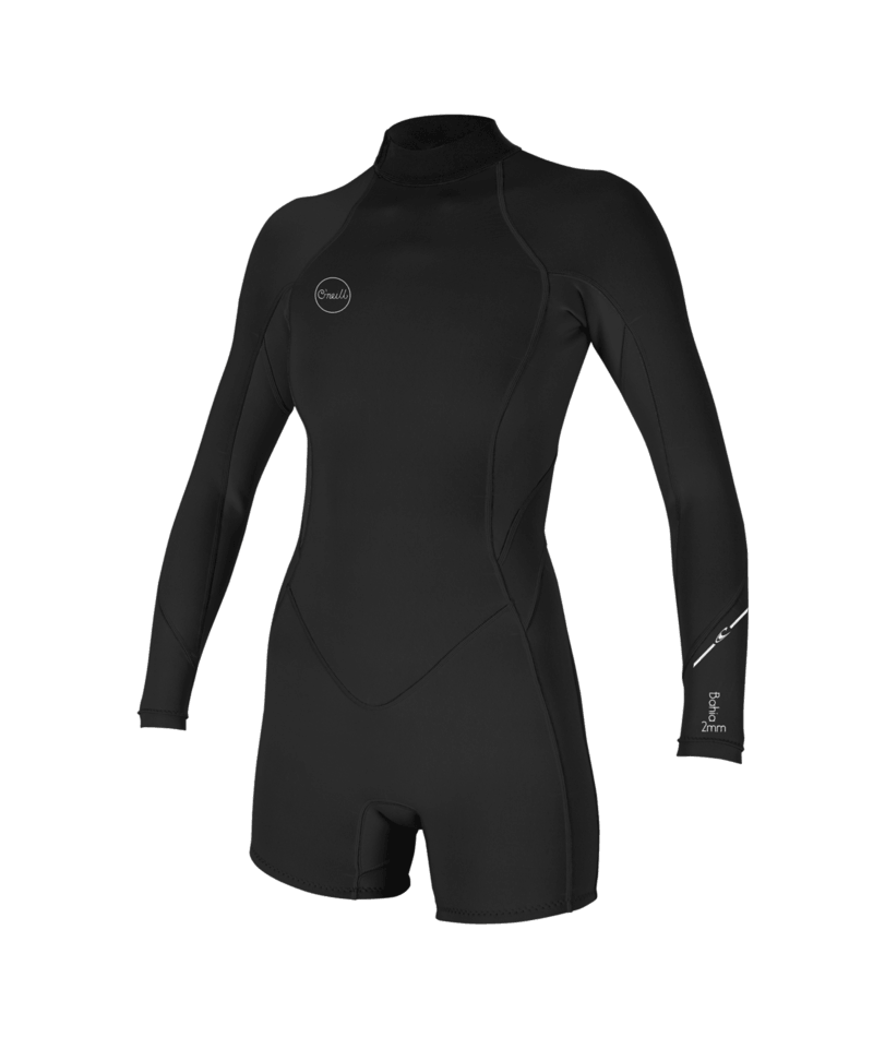 Women'S Bahia 2/1Mm Back Zip L/S Spring (Black/Black/Black)