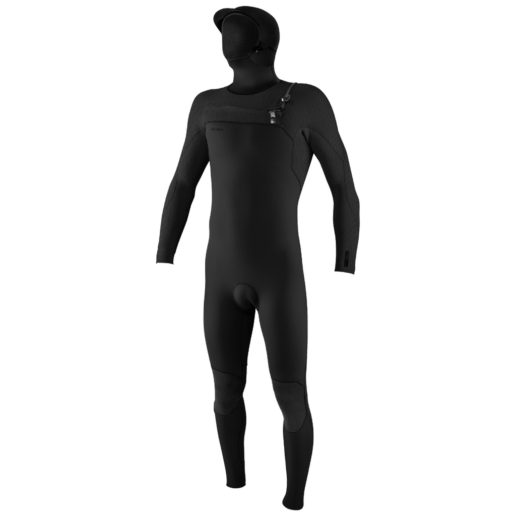 Hyperfreak 4/3mm Hooded Chest Zip Wetsuit (Black)