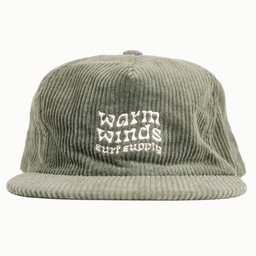 [W24BNRCRD-SGE-OS] Banner Corduroy Strapback (Sage)
