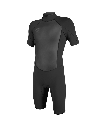 O'Riginals 2Mm Back Zip Short Sleeve Spring (Black / Black)