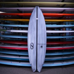 [IGWT-507-3-VOL-3WHT] Slater Designs Great White Twin Volcanic 5'7"