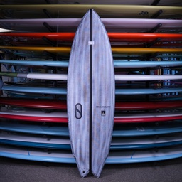 [IGWT-509-3-VOL-3WHT] Slater Designs Great White Twin Volcanic 5'9"