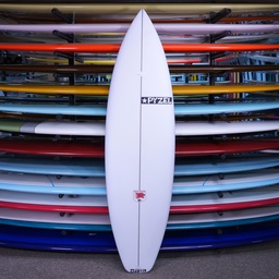 [918155] Pyzel Red Tiger PU/Poly 6'3"