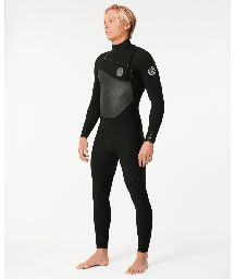 Flashbomb 3/2mm Chest Zip Full Suit (Black 25)