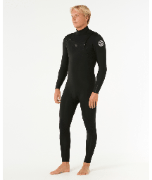 Dawn Patrol 3/2mm Chest Zip (Black)