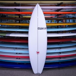 [1001934] Pyzel Red Tiger PU/Poly 6'2"