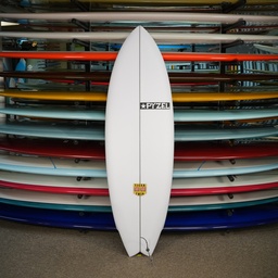 [1113631] Pyzel Tiger Twin PU/Poly 5'8"